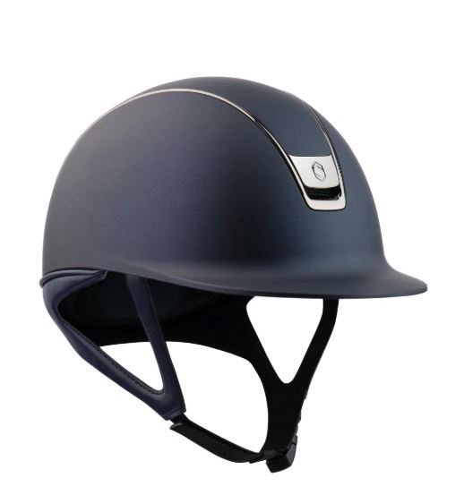 Casco azul marino mate con detalle frontal plateado - Shadowmatt 2.0 - Samshield