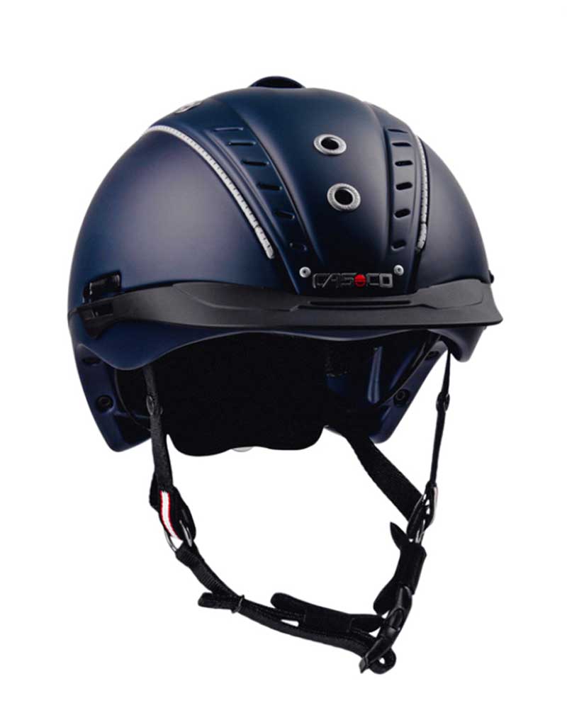 Matte navy blue riding helmet Mistrall 2 - Casco