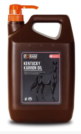 Aceite para favorecer la digestión de tu caballo "Kentucky Carron" (5L) de Foran Equine