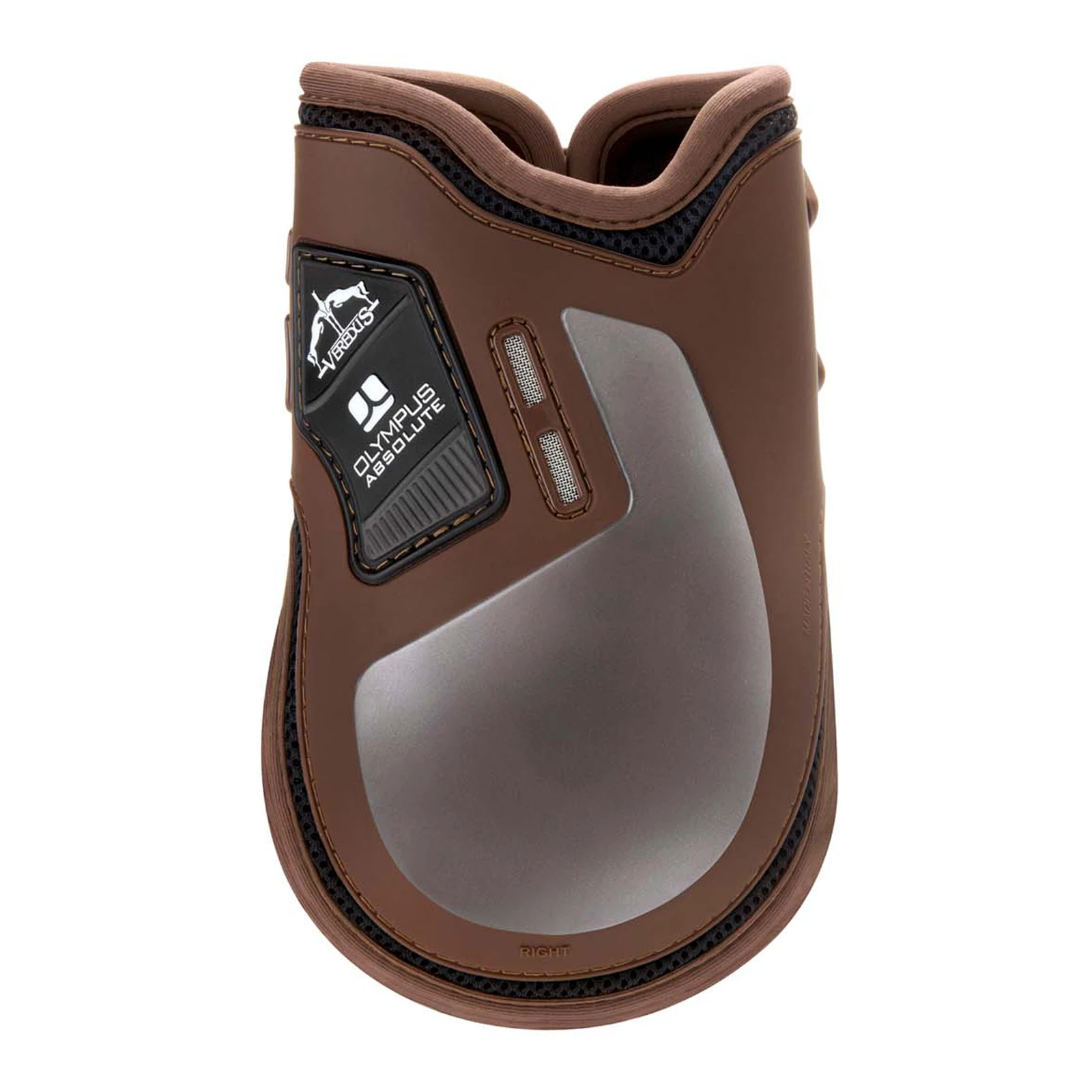 Brown rear fetlock jumping boots Olympus Absolute - Veredus
