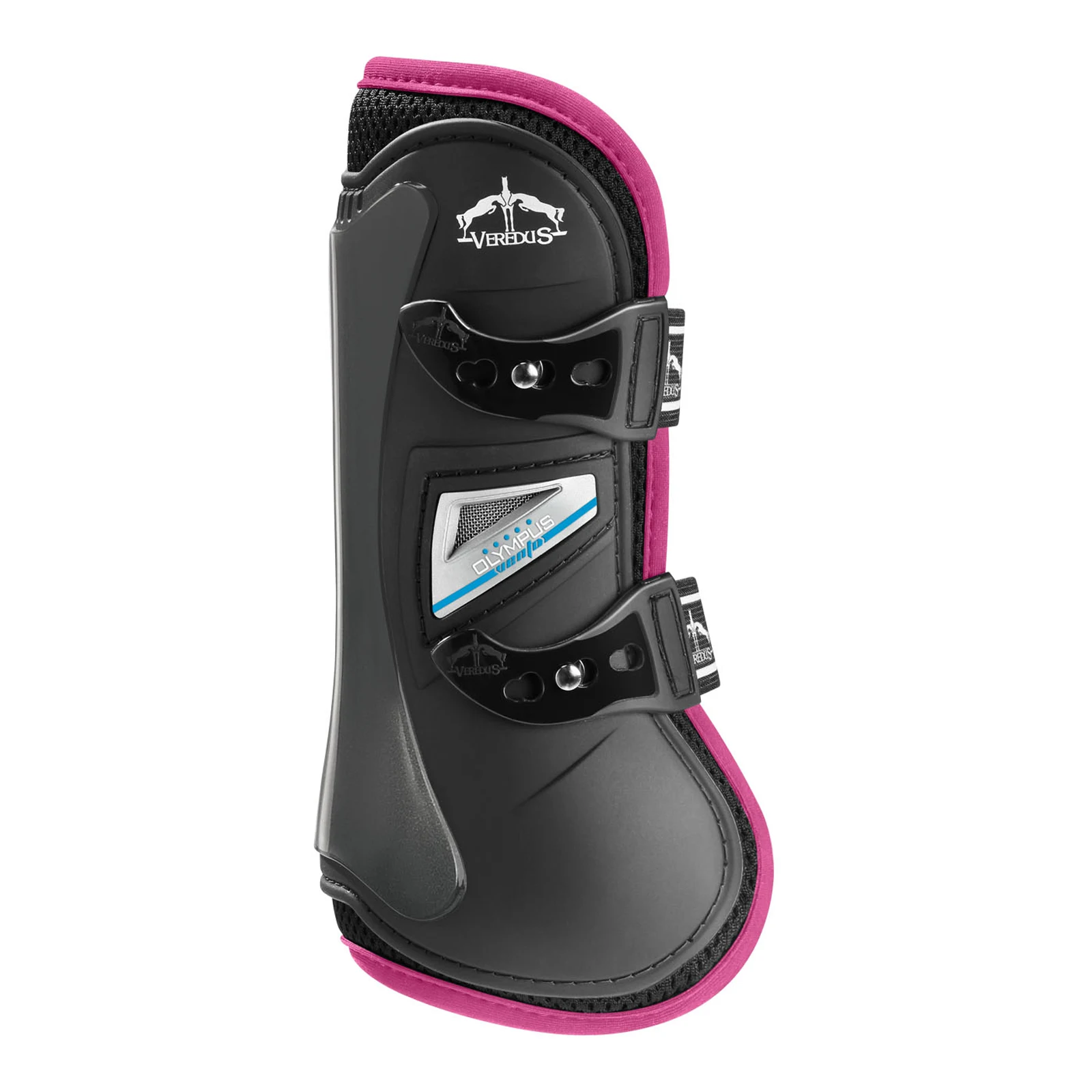 Black and pink front tendon jumping boots Olympus - Veredus