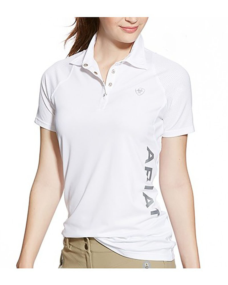 Polo blanc pour femme modèle cambria - Ariat