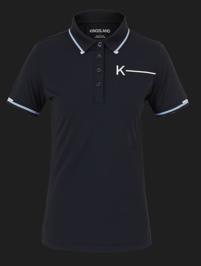 Polo à manches courtes bleu marine pour femme KLgreta - Kingsland