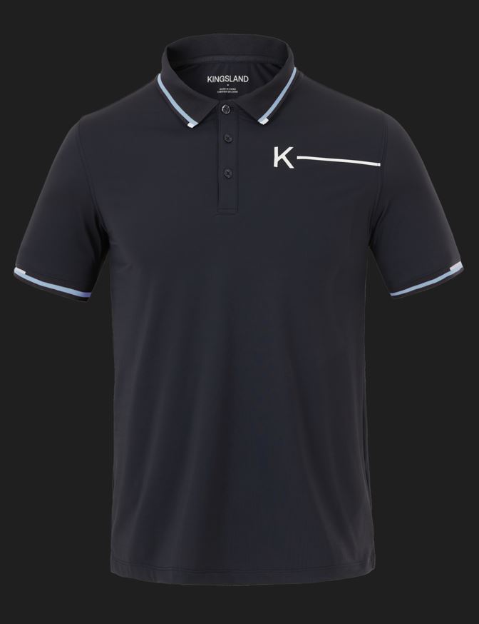 Polo d'entraînement à manches courtes bleu marine pour homme KLgabriel - Kingsland