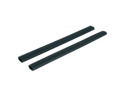 Pack de 2 embouts caoutchouc noir pour éperons - Hispano Hípica