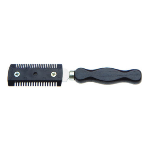Peigne avec manche en bois pour entresacar crinière - Hispano Hípica