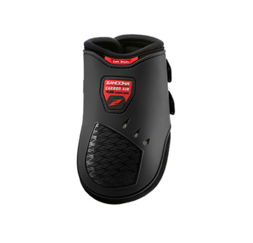 Pack of 2 black carbon air model jumping rear protectors - Zandona