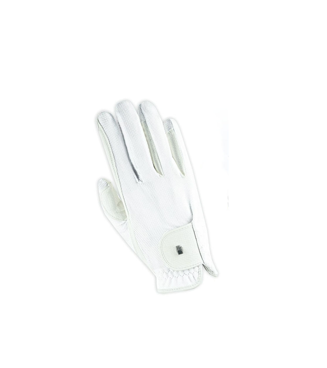 Guantes de montar a caballo blancos transpirables GRIP LITE - Roeckl