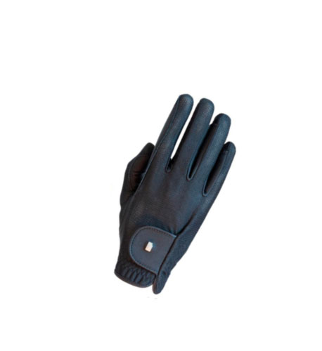Breathable black horse riding gloves GRIP LITE - Roeckl