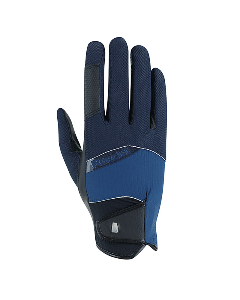 Gants d'équitation bleu respirants MILLERO - Roeckl