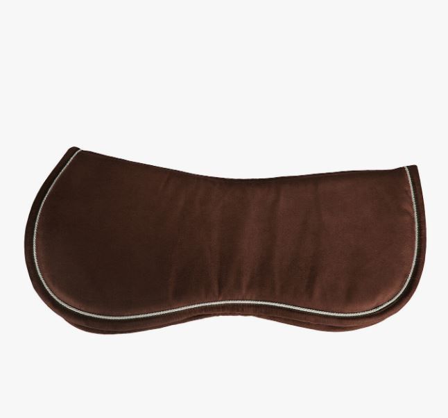 Garrot/protection marron en caoutchouc intelligent doublé pour cheval et poney - QHP