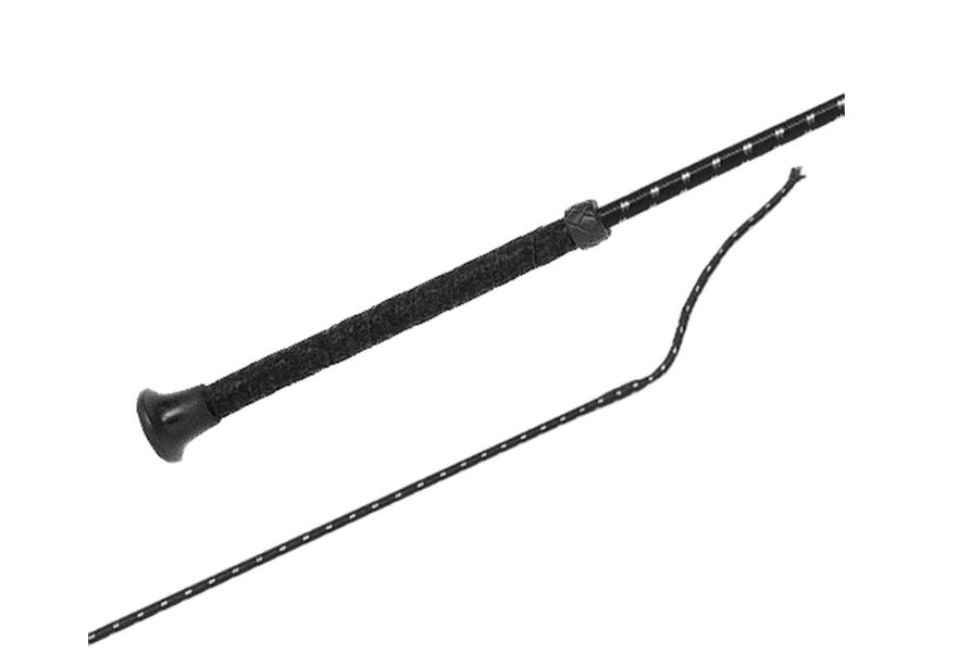 Black Dressage Whip Fleck Economy Softgrip - Fleck