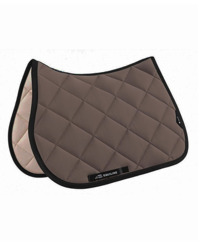 Brown jumping saddle pad for horse Uvenc - Equiline