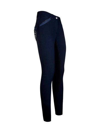 Pantalons bleu marine (grip à fond intégral) pour femme Granada - HV Polo