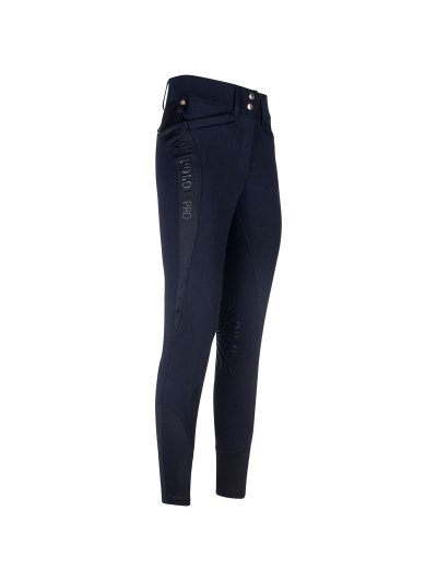 Pantalons bleu marine avec grip genou modèle pour femme Fabre Pro - HV Polo