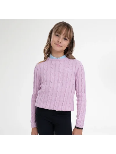 Jersey de punto rosa para niña HVPTally - HV Polo - imagen 4