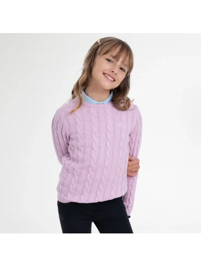 Jersey de punto rosa para niña HVPTally - HV Polo - imagen 3