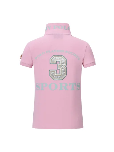Polo rosa para niña Favouritas EQ - HV Polo - imagen 2