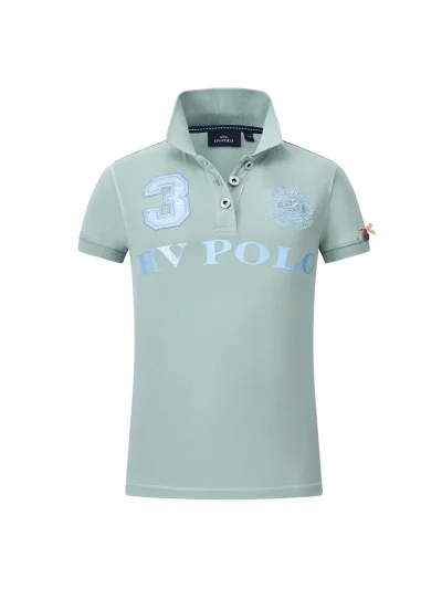 Polo azul aguamarina para niña Favouritas EQ - HV Polo