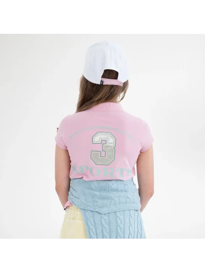 Polo rosa para niña Favouritas EQ - HV Polo - imagen 4