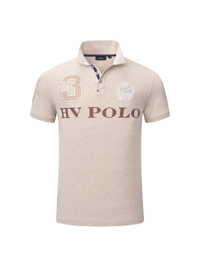 Polo marrón claro para hombre Favouritas M EQ - HV Polo
