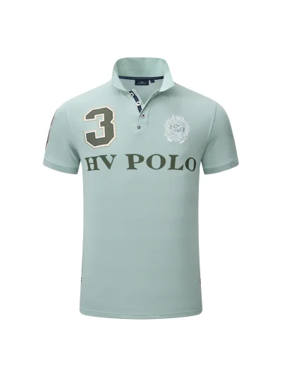 Polo azul aguamarina para hombre Favouritas M EQ - HV Polo