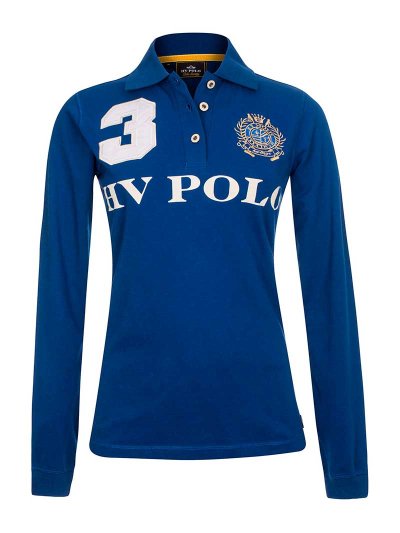 Polo de manga larga azul royal Favouritas - HV Polo