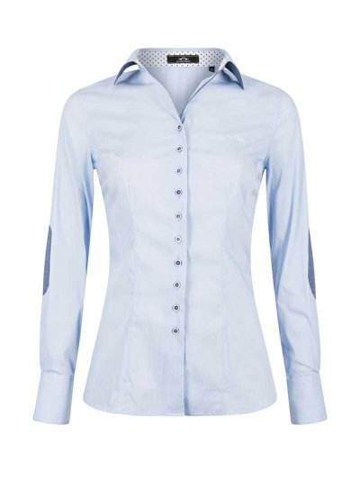 Chemise casual à manches longues bleu clair pour femme Anastasia - HV Polo