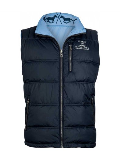 Gilet matelassé bleu marine et bleu clair pour homme Thomson - HV Polo