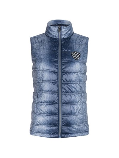 Navy blue and white padded vest for women Hilden - HV Polo
