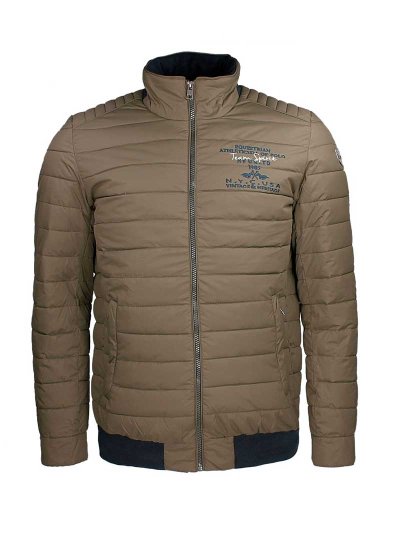 Manteau matelassé marron foncé pour homme Gillam - HV Polo