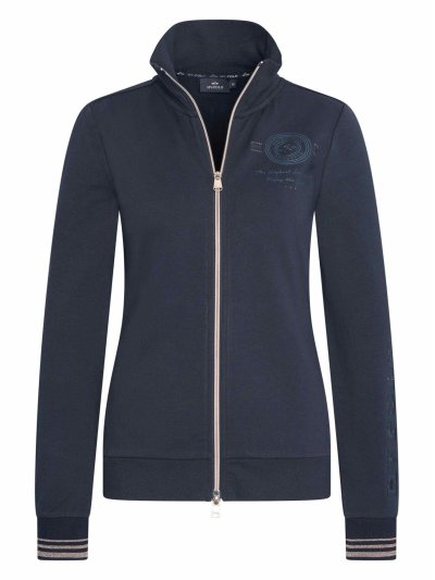 Veste bleu marine avec doublure polaire interior sans capuche pour femme - Gina - HV Polo