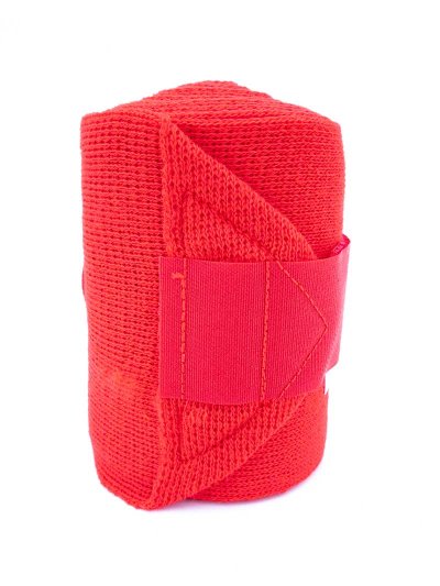 Pack de 4 vendas de descanso rojas para caballo - Marjoman - imagen 2