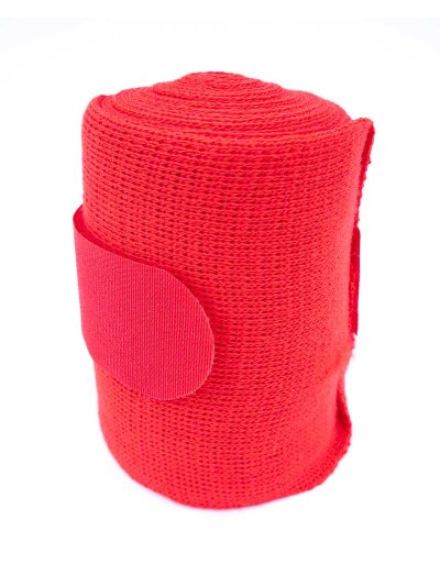 Pack de 4 vendas de descanso rojas para caballo - Marjoman - imagen 3