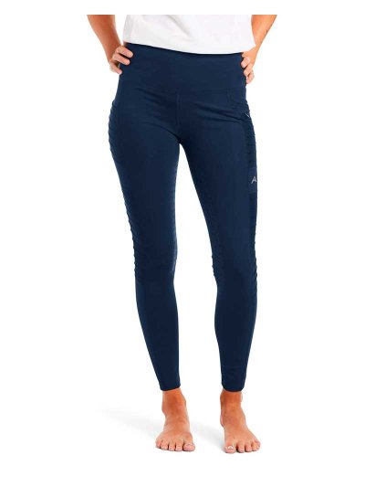 Mallas de montar a caballo azul marino (grip culera) para mujer EOS Moto - Ariat