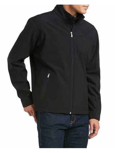 Veste noire softshell (respirant, imperméable et coupe-vent) pour homme New Team - Ariat