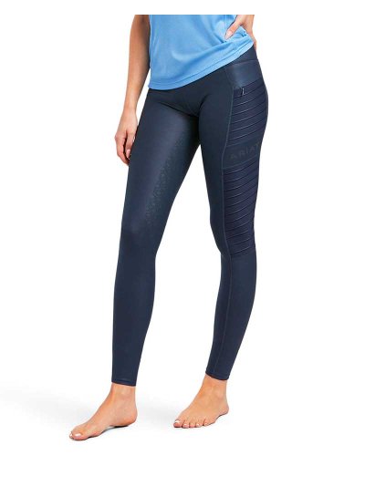 Mallas de montar a caballo azul marino brillante (grip culera) para mujer EOS Moto - Ariat