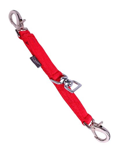 Muserola de nylon para dar cuerda roja - QHP