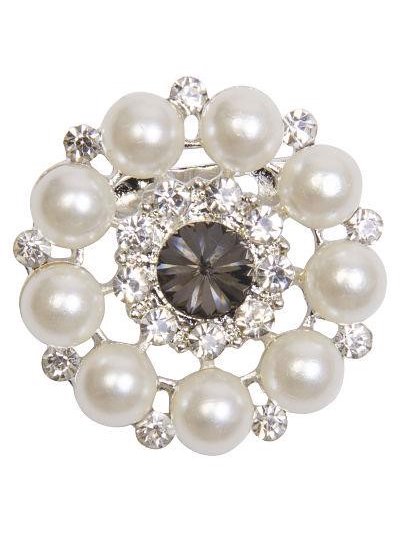 Pin para el plastrón con perlas y brillantes - Imperial Riding