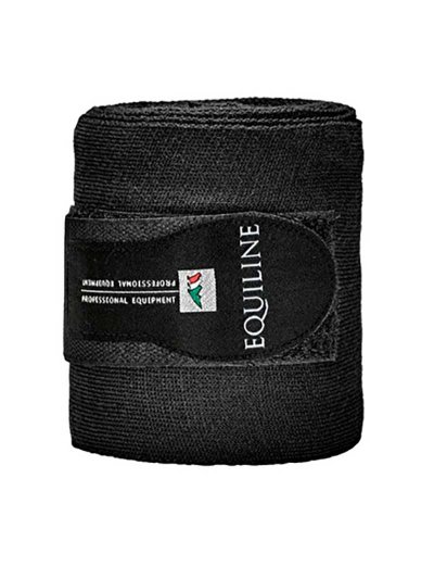 Pack de 2 vendas de descanso negras para caballo - Equiline - imagen 2