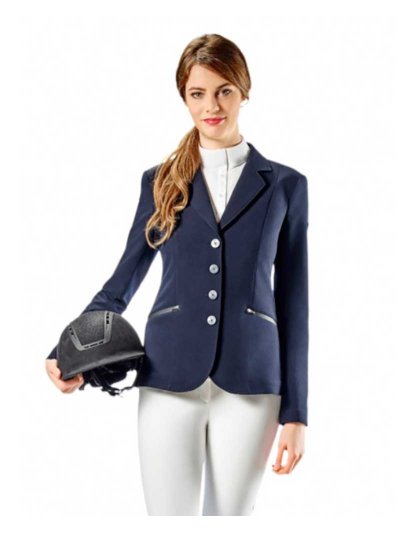 Veste de compétition bleu marine pour femme Michelle - Equiline