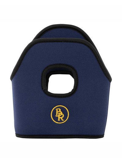 Navy Blue Neoprene Stirrup Cover to Protect the Saddle - BR