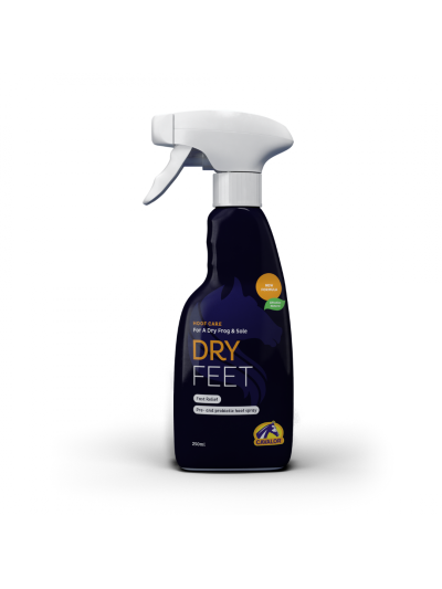 Tópico de pro y prebióticos naturales para endurecer y sanear las ranillas y la suela de los cascos ( 250 ml) Dry Feet Natural - Cavalor
