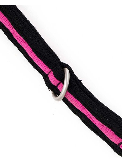 Muserola de nylon para dar cuerda negra y fucsia - Imperial Riding - imagen 2