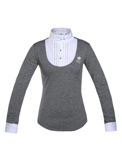 Polo de competición Color gris oscuro para mujer Belli - Kingsland