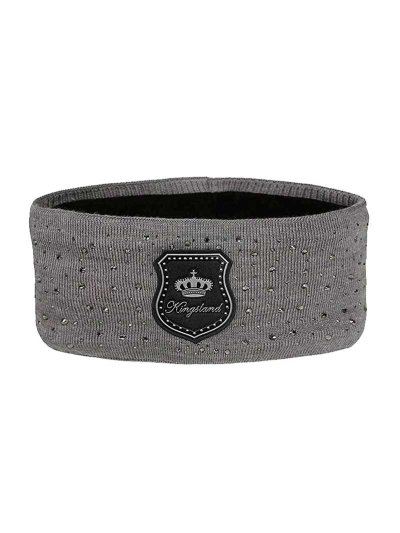 Banda fina de punto gris con brillantes e interior polar Houilles - Kingsland