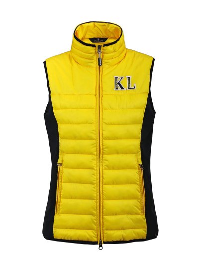 Gilet matelassé jaune et bleu marine unisexe Le Vanto - Kingsland