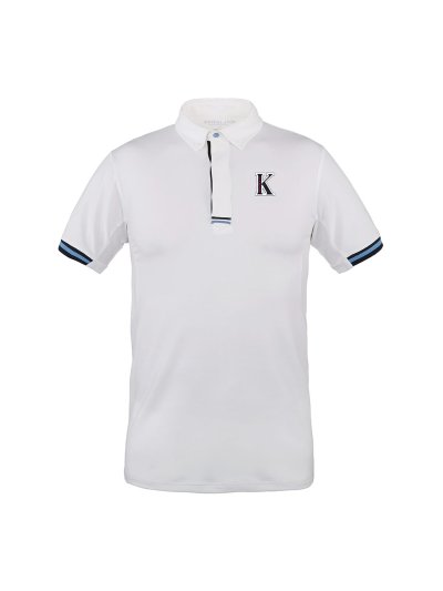 Polo de competición para hombre Fezzano Color Blanco - Kingsland