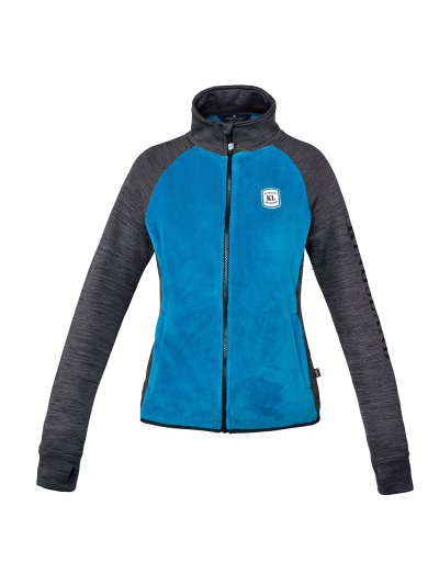 Veste polaire d'entraînement bleu ciel et gris chiné pour femme Koschuta - Kingsland