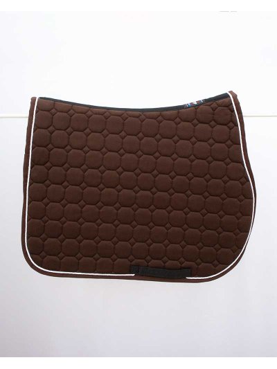 Sudadero de salto marrón oscuro para caballo (full) - Equiline - imagen 3